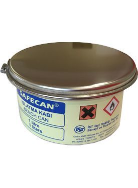 SAFECAN Islatma Kapları Paslanmaz Çelik ve Galvaniz Boyalı