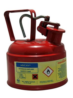 Safecan Tip 1 22010002 2 Litre - 0.5 Gallon Galvaniz Boyalı Güvenli Kab - 1