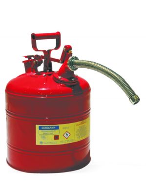 Safecan Tip 2 22040002 Bükülebilir Metal Hortumlu Taşıma ve Saklama için 2 Litre - 0.5 Gallon Paslanmaz Çelik 304 Güvenli Kab - 1