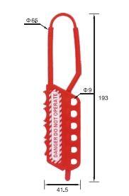 Safelock BD-K43 Çoklu Kilitleyici Plastik 6lı - 2