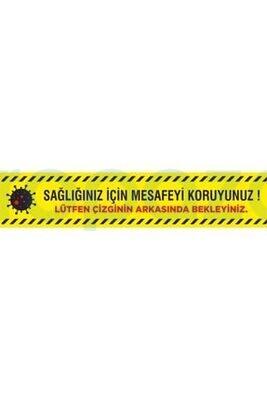 Sağlığınız İçin Mesafeyi Koruyunuz Stickerı - 1