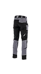 Sara Workwear Cottonflex 124 Teknik İş Pantolonu Gri Siyah - 2