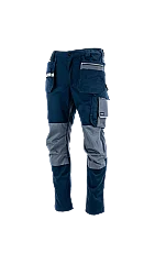Sara Workwear Monter 108 Çok Cepli Usta İş Pantolonu Lacivert Gri - Sara Workvear