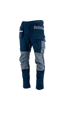 Sara Workwear Monter 108 Çok Cepli Usta İş Pantolonu Lacivert Gri - 1
