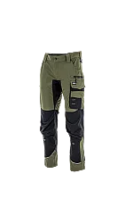 Sara Workwear Motionflex Teknik İş Pantolonu Haki Siyah - Sara Workvear
