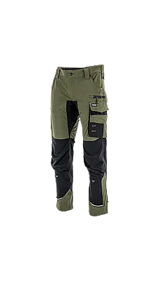 Sara Workwear Motionflex Teknik İş Pantolonu Haki Siyah - 1