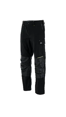 Sara Workwear Posejdon New 30 Çok Cepli İş Pantolonu Siyah Fosforlu Yeşil - 1