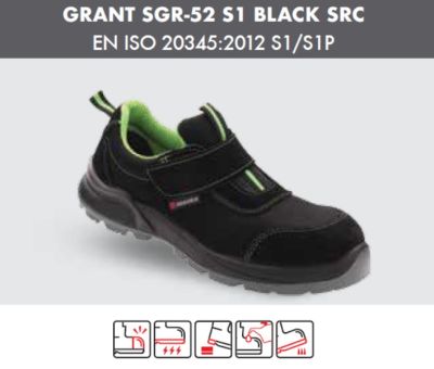 Segura Grant SGR-52 S1 Siyah İş Ayakkabısı - 1