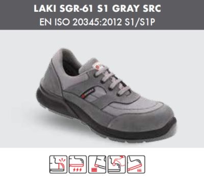 Segura Laki SGR-61 S1 Gri İş Ayakkabısı - 1