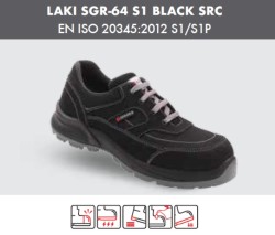 Segura Laki SGR-64 S1 Siyah İş Ayakkabısı - Segura İş Ayakkabısı Modelleri ve Fiyatları