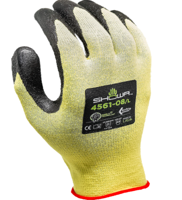 Showa 4561 Aramid - Kevlar Astar Üzerine Avuç İçi Sünger Eldiven - 1