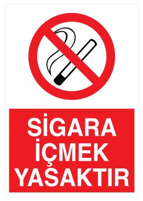 Sigara İçmek Yasaktır İş Güvenliği Levhası - Tabelası - 1