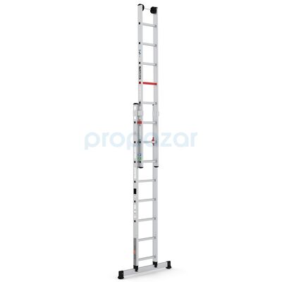 SMART LEVEL Ladder Eğimli Zeminler İçin Merdiven 2x10 Basamaklı - 3