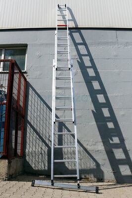 SMART LEVEL Ladder Eğimli Zeminler İçin Merdiven 3x14 Basamaklı - 5