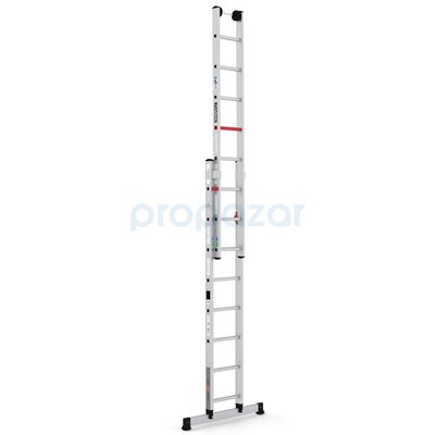 SMART LEVEL Ladder Eğimli Zeminler İçin Merdiven 3x8 Basamaklı - 3