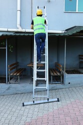 SMART LEVEL Ladder Eğimli Zeminler İçin Merdiven 3x8 Basamaklı - 4