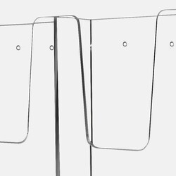 Snapper Duvar Tipi Broşürlük 1:3 A4 UMSD006000X1400 - 5