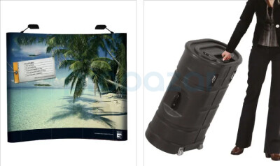 Snapper Pop Up Örümcek Oval 3x2 Kllipsli Çantalı Fuar Sistemi - UPPC100032X5002 - Snapper