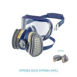 SPR584 ABEP3 Organik İnorganik Gaz İçin Integra Tam Yüz Maske - 5
