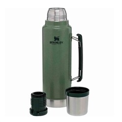 Stanley 10-08266-001 The Legendary Classic Vakumlu Termos 1.0L - 1.1QT Hammertone Green Yeşil - 2