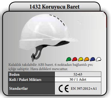 Starline 1432 AL Koruyucu Baret - Vidalı Otomatik - 1