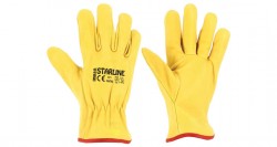 Starline Driver X-SR Sarı Deri Eldiven - Starline İş Güvenliği Ürünleri