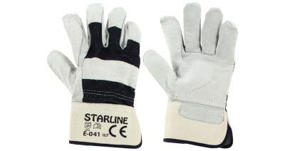 Starline E-041-KT Emniyet Bileklikli Deri Eldiven - 1