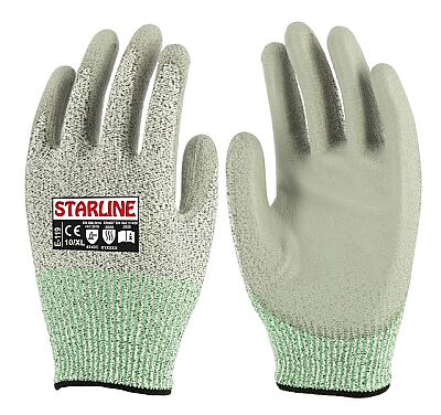 Starline E-120 PU Kaplı Kesilme ve Isı Dirençli İş Eldiveni - 1
