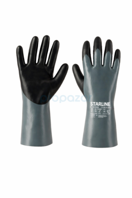 Starline E-151630 Kimyasal Isı ve Kesilme Dirençli Nitril İş Eldiveni - 1