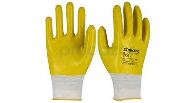Starline E-161300 Sarı Nitril İş Eldiveni