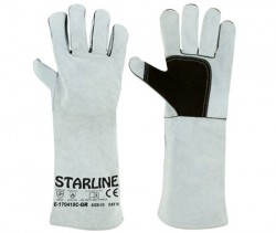 Starline E-170418C-GR Kaynak İş Eldiveni - Starline İş Güvenliği Ürünleri