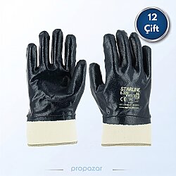 Starline E-370 Nitril Petrolcü Eldiveni - 12li Paket - Starline