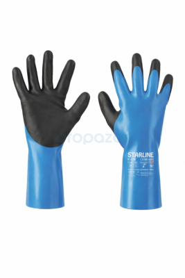 Starline E-570 Kimyasal Isı ve Kesilme Dirençli Nitril İş Eldiveni - 1