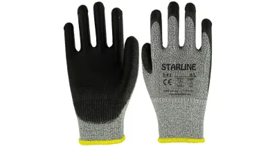 Starline E-63 PU Kaplı Kesilme Dirençli İş Eldiveni - 1
