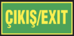 Starline Fotolümenli Çıkış / Exit Tabelası - Starline İş Güvenliği Ürünleri