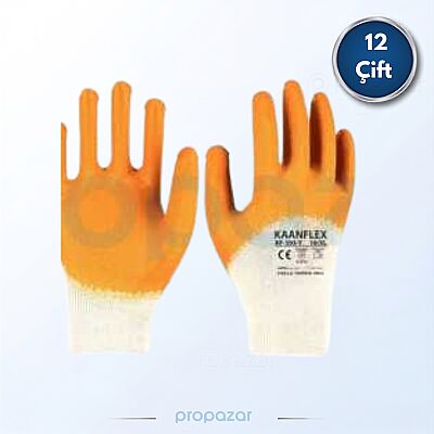 Starline KaanFlex Nitril İş Eldiveni KF-393-Y - 12li Paket - 1