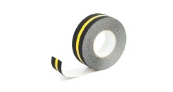 Starline Kaydırmaz Bant Sarı-Siyah Düz Çizgili 50mm 15m - Starline İş Güvenliği Ürünleri