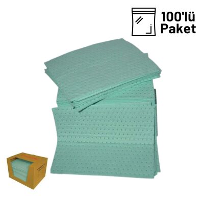 NC-4050-300 Kimyasal Emici Ped 40x50 cm 100’lü - 1