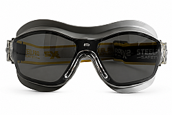 SteelPro Spy Full Seal Tam Kapalı Koruyucu Google Gözlük - Gri Lens - SteelPro