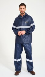T-rain RBT-1300 Reflektörlü Kapüşonlu Takım Fosforlu Sarı - 1