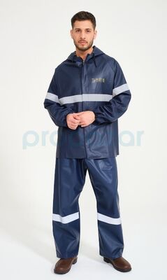 T-rain RBT-1300 Reflektörlü Kapüşonlu Takım Fosforlu Sarı - 1