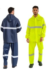 T-rain RBT-1300 Reflektörlü Kapüşonlu Takım Fosforlu Sarı - 3