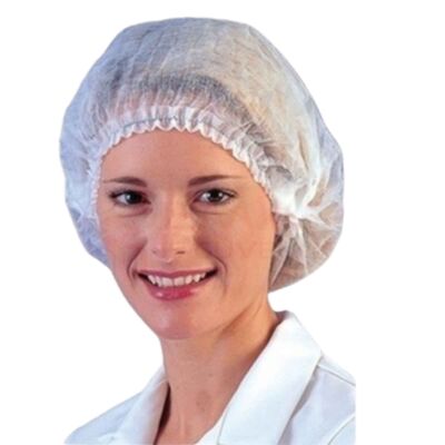 Tek Kullanımlık Bone 100 Lü Beyaz - 1