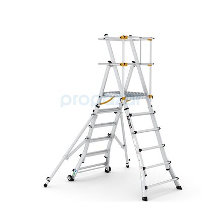 TELEPRO Teleskopik Platformlu Merdiven 5x2 Merdiven - 3