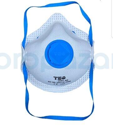 Teo N95 Ventilli Katlanabilir Konik Maske - 1