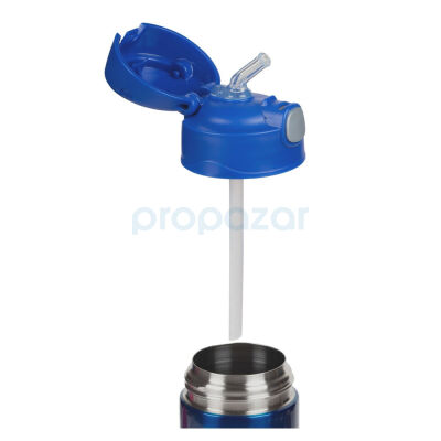 Thermos F401 Funtainer SS Çocuk Pipetli Termos 0.355L 108674 Blue BL - 5010576086747 - 2