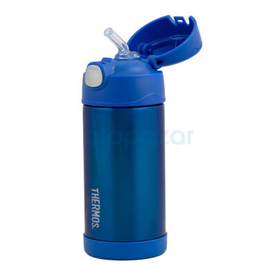 Thermos F401 Funtainer SS Çocuk Pipetli Termos 0.355L 108674 Blue BL - 5010576086747 - 4