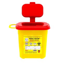 Tıbbi Atık Kutusu 0,5lt - TA00050 - Telkar Tıbbi Atık Kutusu