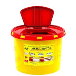 Tıbbi Atık Kutusu 1.2lt - TA00120 - Telkar Tıbbi Atık Kutusu