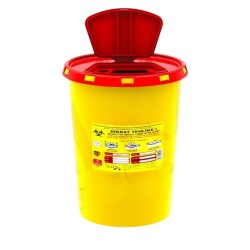  Tıbbi Atık Kutusu 2lt -TA00200 - Telkar Tıbbi Atık Kutusu